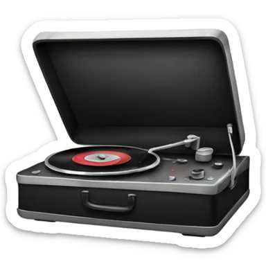 record player  sticker