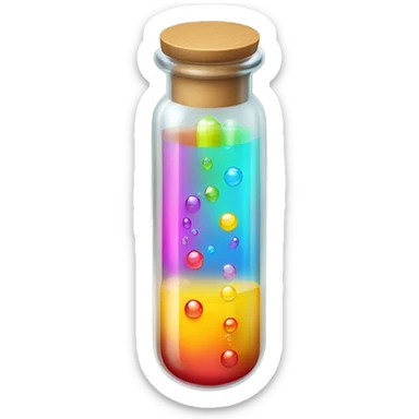 experiment vial sticker