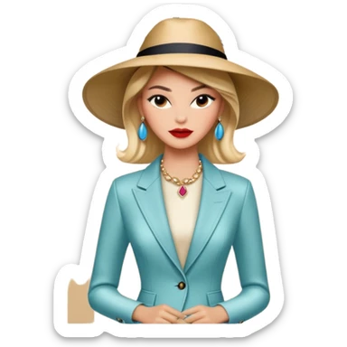 Vogue journal  sticker