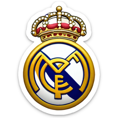 real madrid logo  sticker