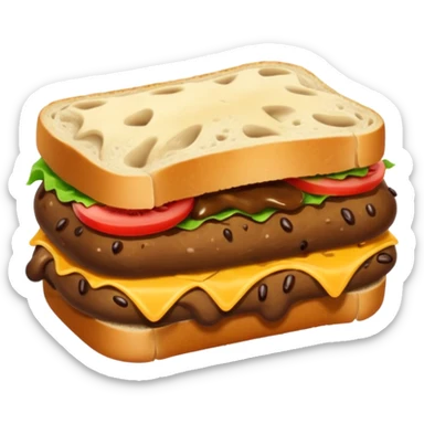 a turd sandwich sticker