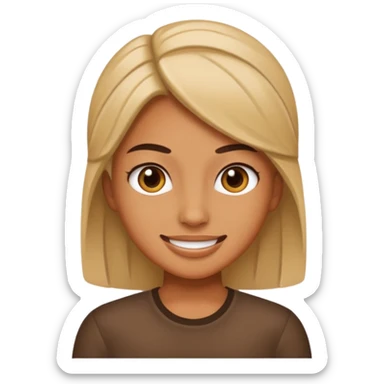 Sassy slay smile emoji with atitude  sticker