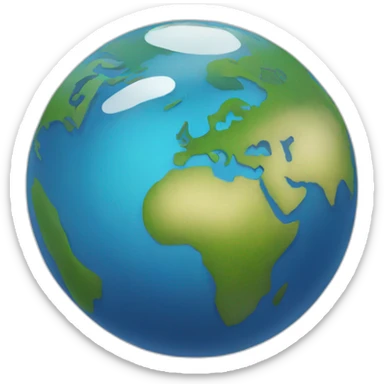 Globe sticker