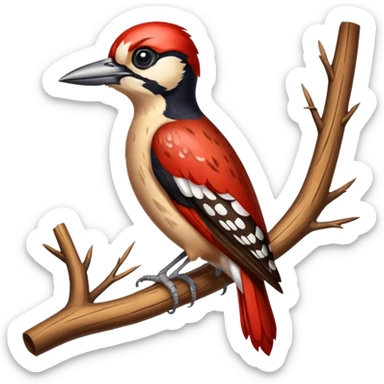 woodpecker sticker