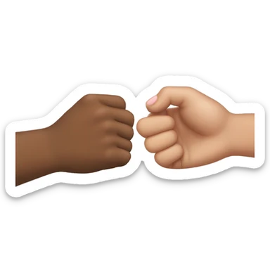 One hand Pinky promise sticker