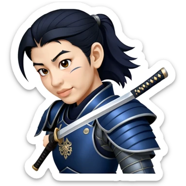 Warrior Samurai sticker