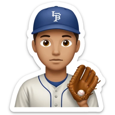 Baseball Player Pitcher sticker