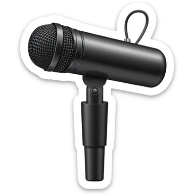 Streaming Microphone sticker
