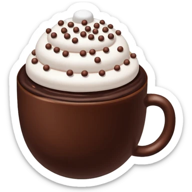 dunkin hot cocoa bomb sticker