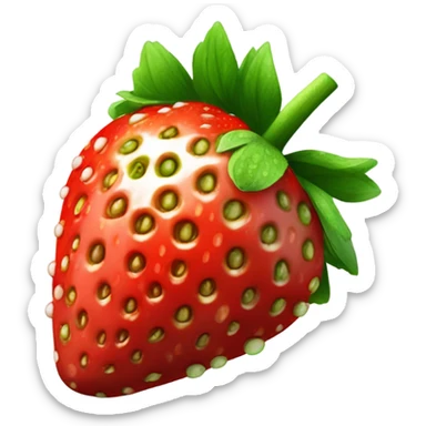strawberry sticker