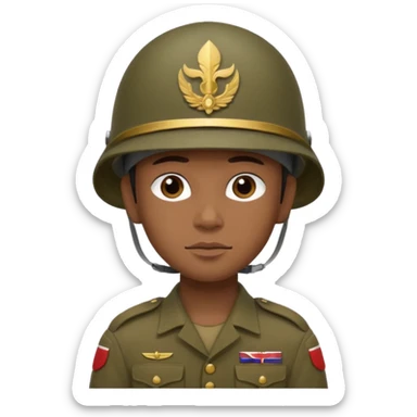 ww1 Thai solider sticker