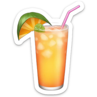 tropical drink sticker