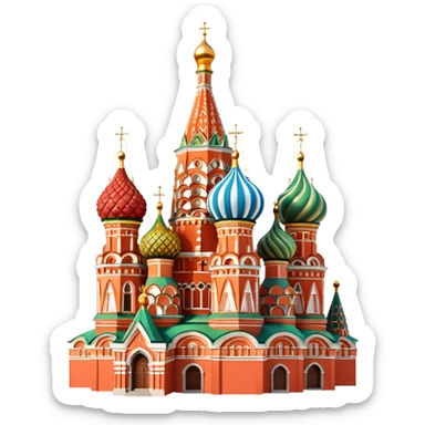 Little St. Basil's Cathedral sticker