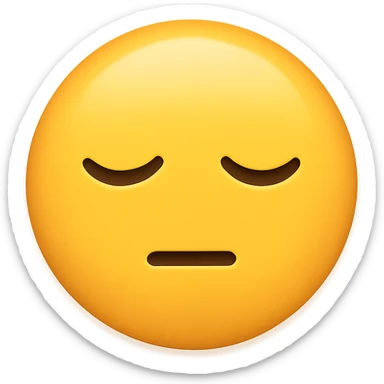 sleepy face emoji sticker