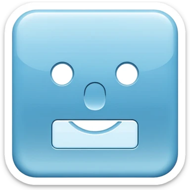 Banck account pale blue, icon sticker