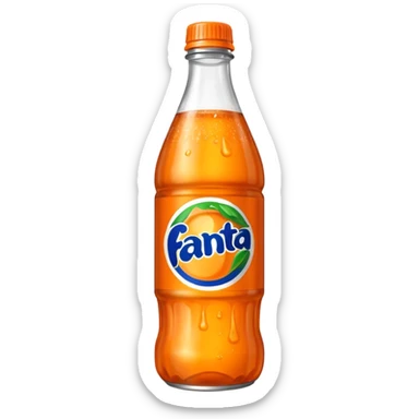 fanta bottle sticker
