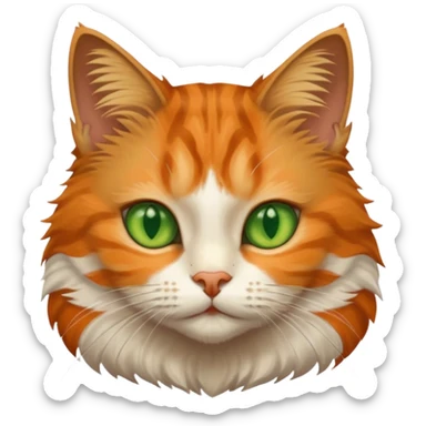 A european cat sticker