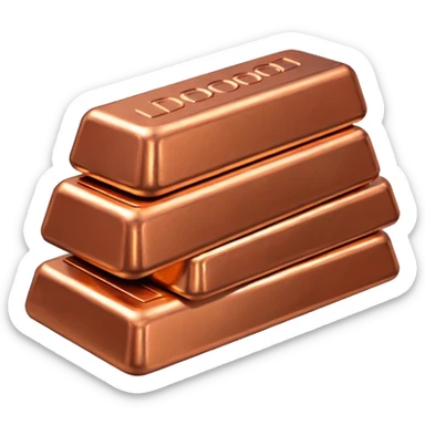copper ingots sticker