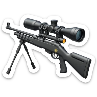Rifle Gun sticker