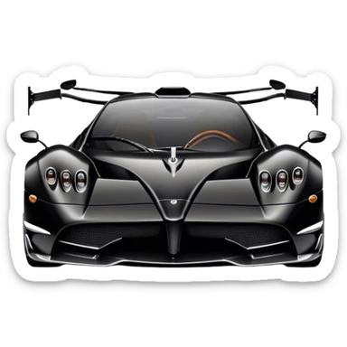 Pagani Huayra - Pagani (Model Year: 2022) (Iconic colour: Black) sticker