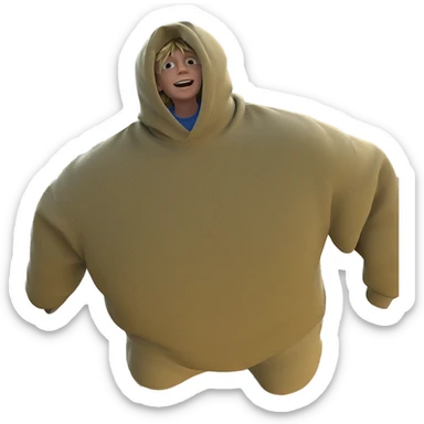 boy indoors looking at viewer sticker