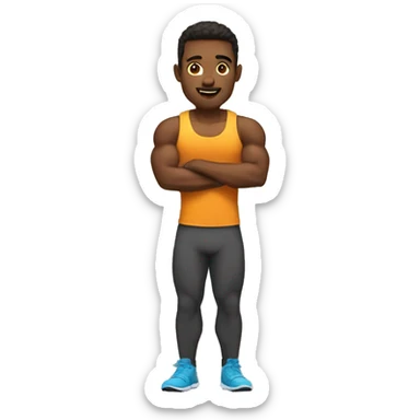 Gym guy sticker