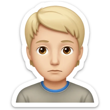 Persona pensativa sticker