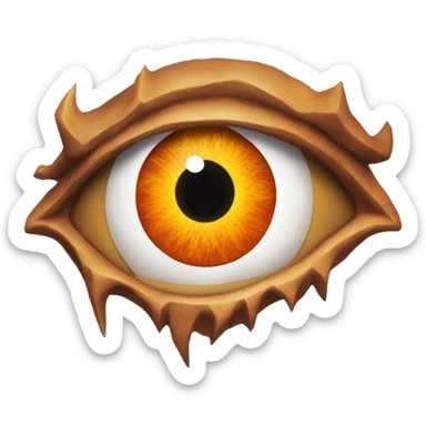 Eye of Sauron in Lord of the Rings theme sticker