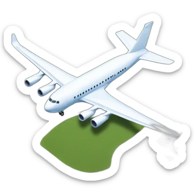 plane landing in florida sticker