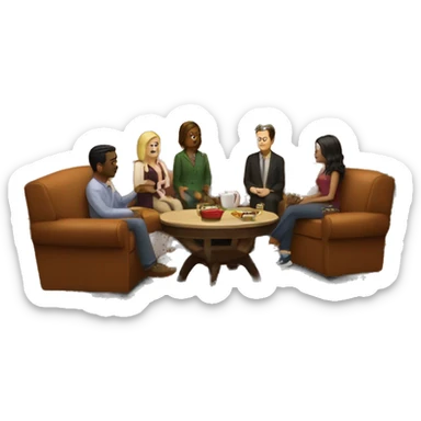 Central perk  sticker