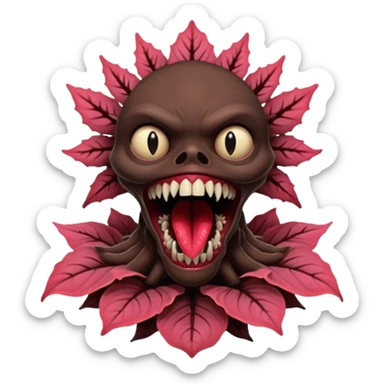 A demogrogonfrom Stranger Things sticker