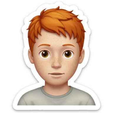 Ginger boy sticker