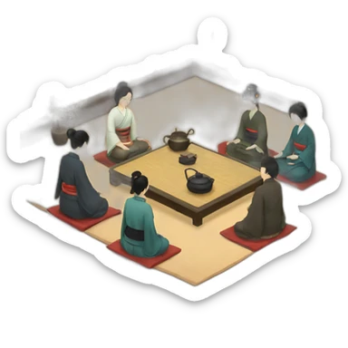 tea ceremony sticker