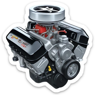 Chevy small block V8 sticker
