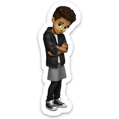 The boy is mine Ariana grande poster sticker