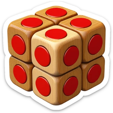 pachisi dice sticker