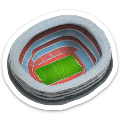 estadio de futbol sticker