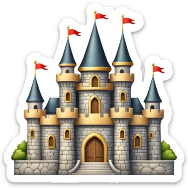 luxurious castle sticker