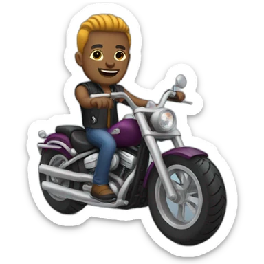 gay biker sticker
