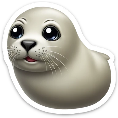 Seal being cute sticker