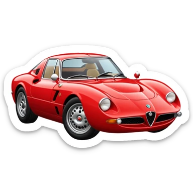 Alpha Romeo 33 stradale sticker