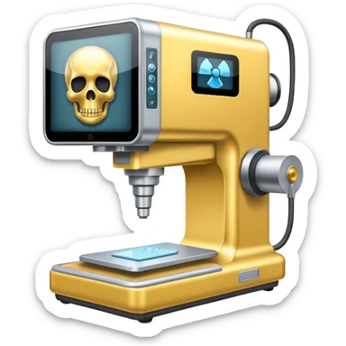 X-Ray machine  sticker
