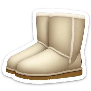 Pair of Ugg’s light color sticker