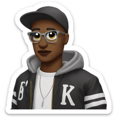 kekra french rapper sticker