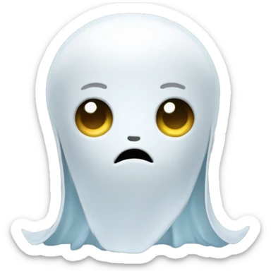 force ghost from starwars cute SO MUCH KAWAII sticker