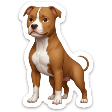 Un pitbull sticker