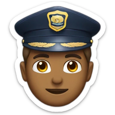 hat airline pilot sticker