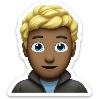 Man controlling weather  sticker