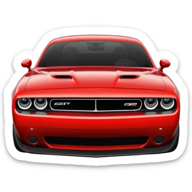 Dodge challenger srt logo sticker
