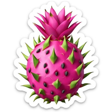 Dragon fruit sticker